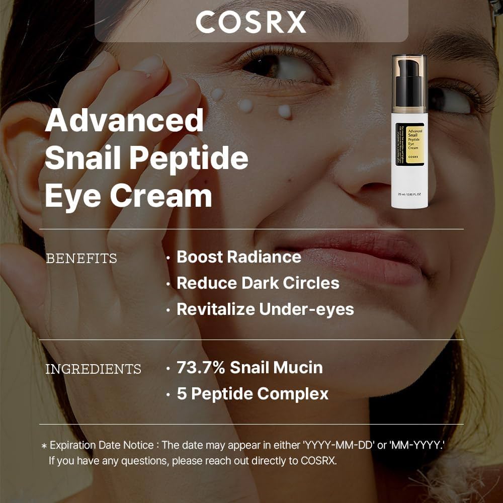 Cosrx Advanced Snail Peptide Eye Cream - Crema de Ojos