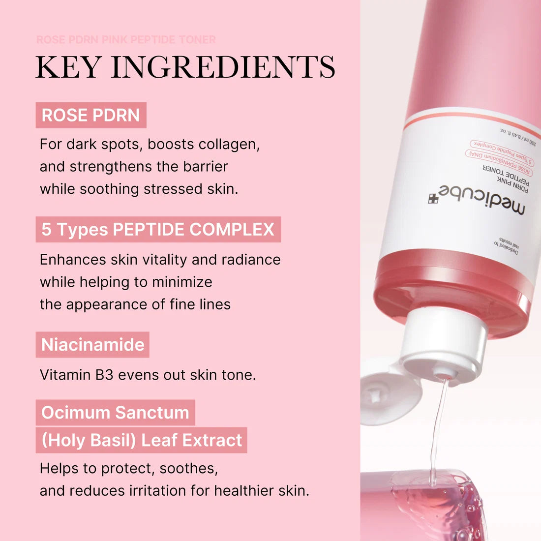 PDRN Pink Peptide Toner - Medicube