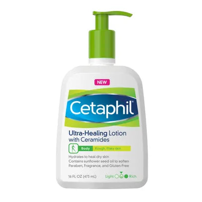 Cetaphil, Loción de curación intensiva con ceramidas, Media, Sin fragancia, 473 ml