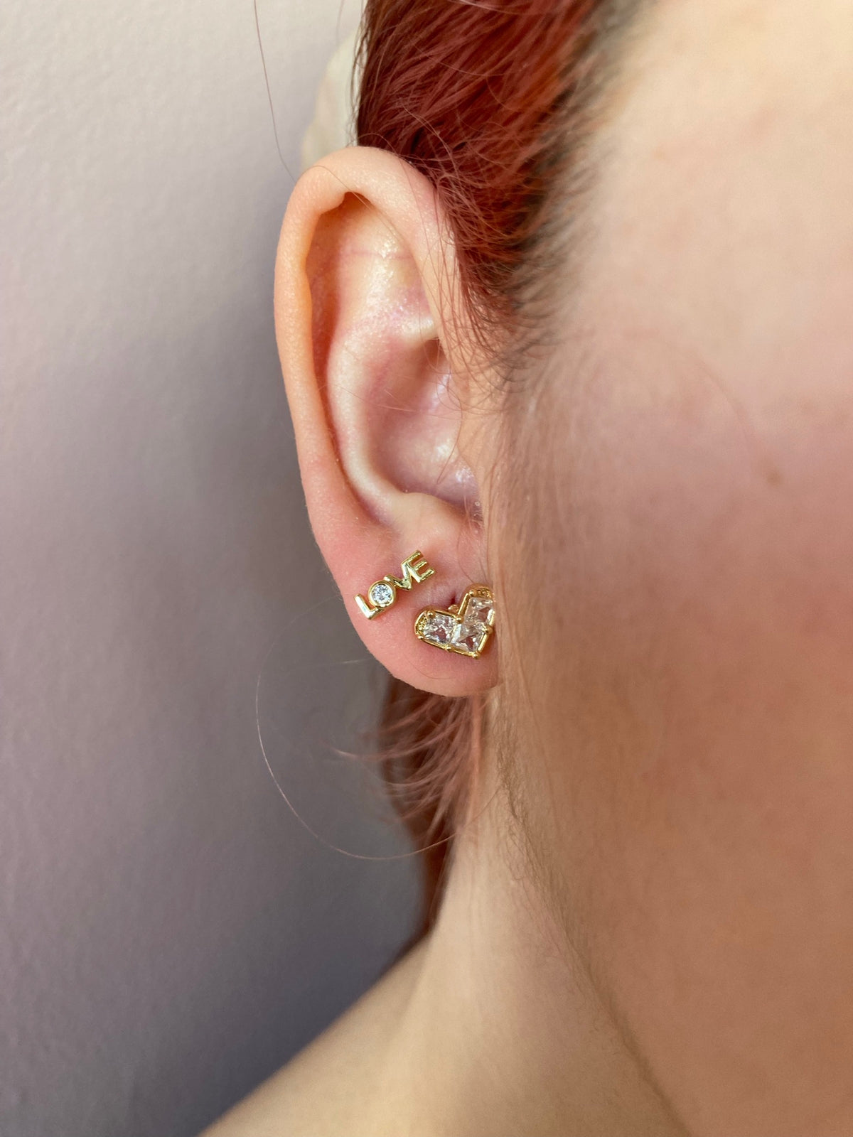 Heart Studs