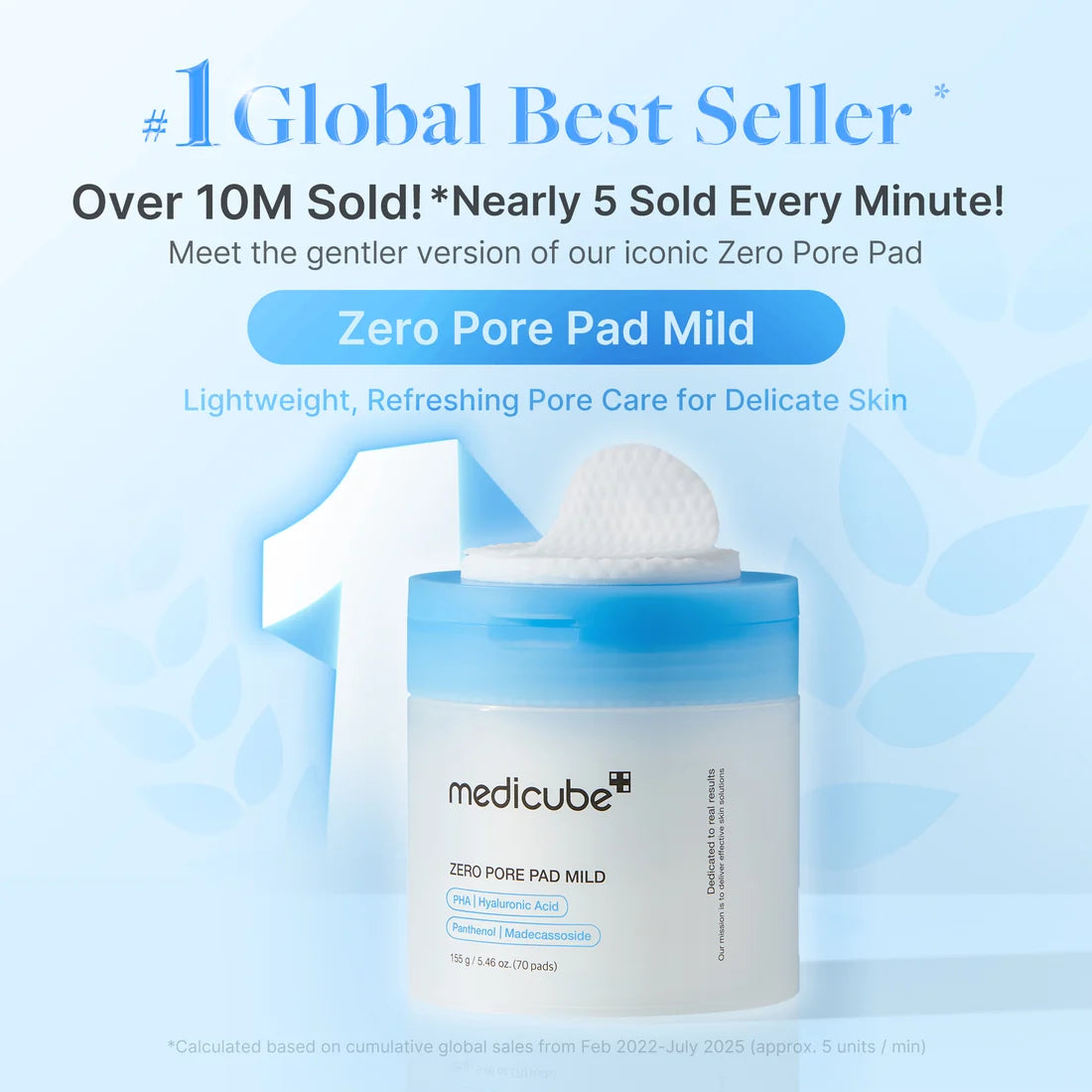 Zero Pore Pads Mild - Medicube