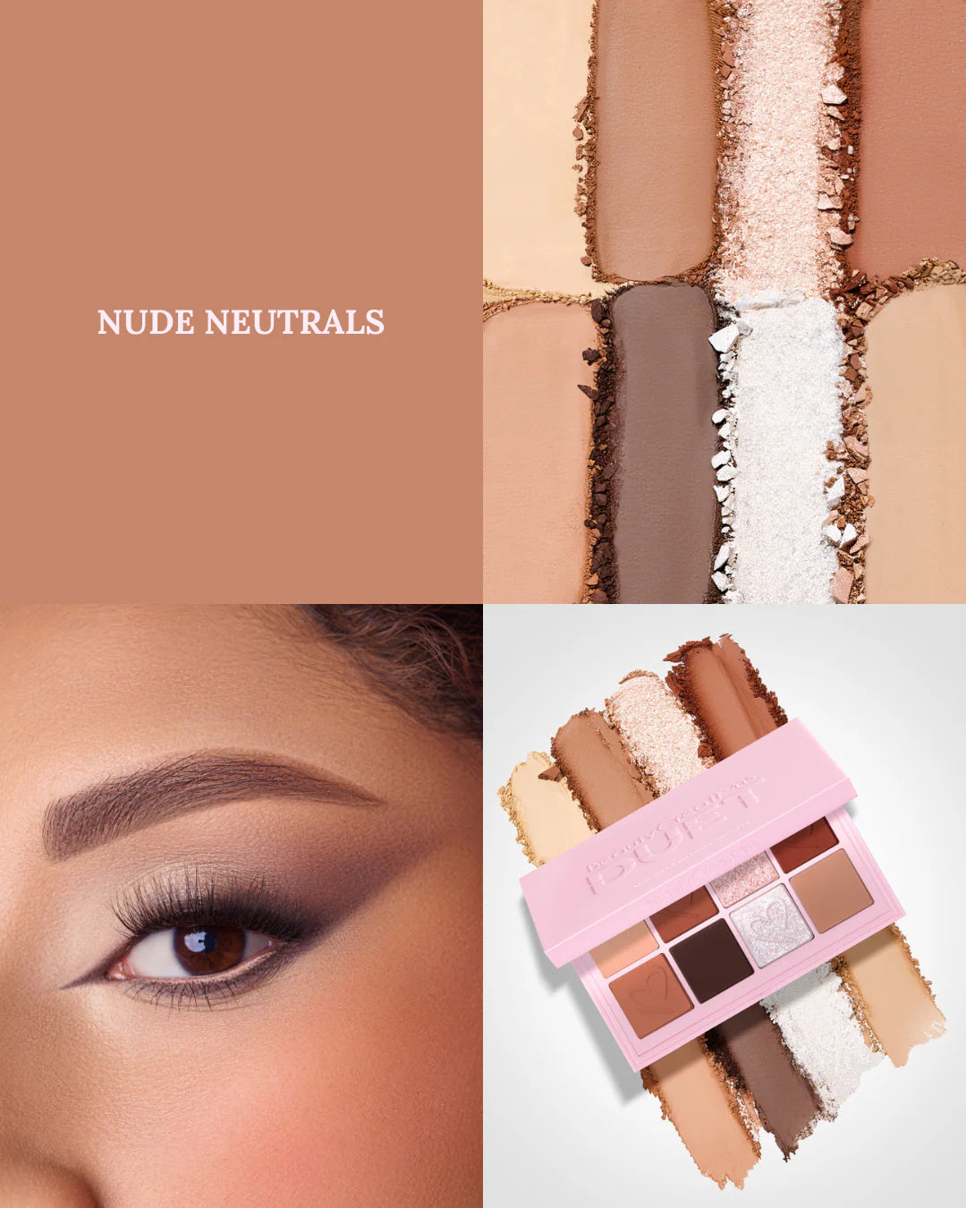 Beauty Creations Duet Mini Sombras-Nude Neutrals