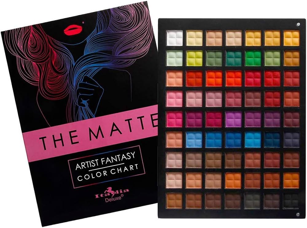 Paleta De Sombras The Matte 63 Colores Italia Deluxe