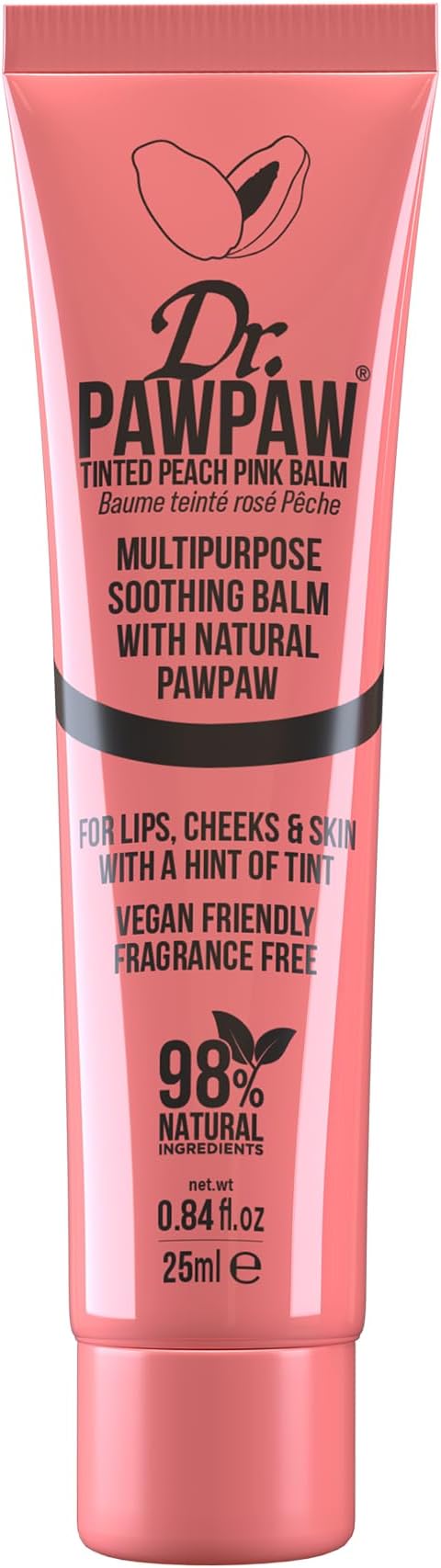 Dr PAWPAW Tinted Peach Pink Balm