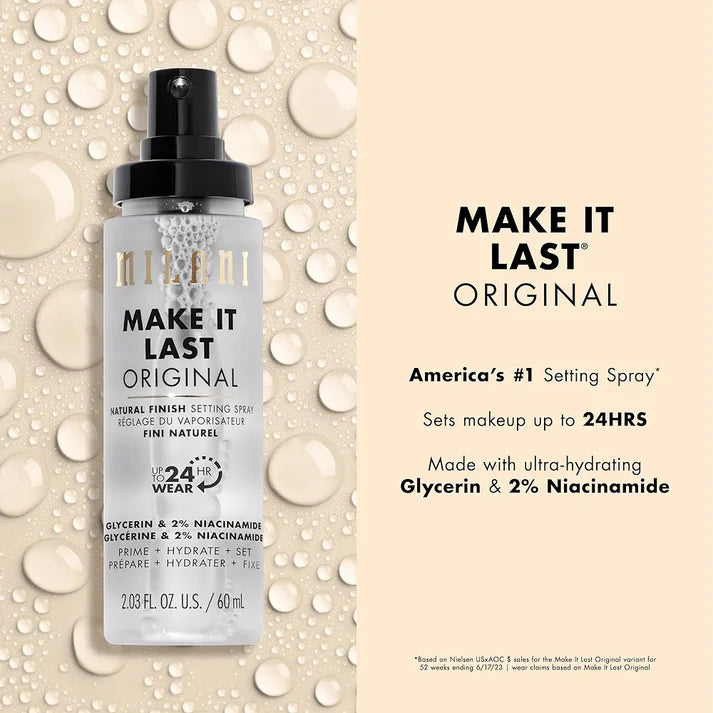 Make It Last Original Natural Finish Setting Spray - Milani