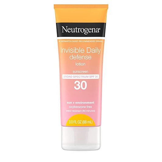 Neutrogena Invisible Daily Defense Sunscreen Lotion SPF 30