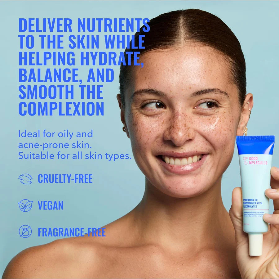 Hydrating Gel Moisturizer with Electrolytes Good Molecules