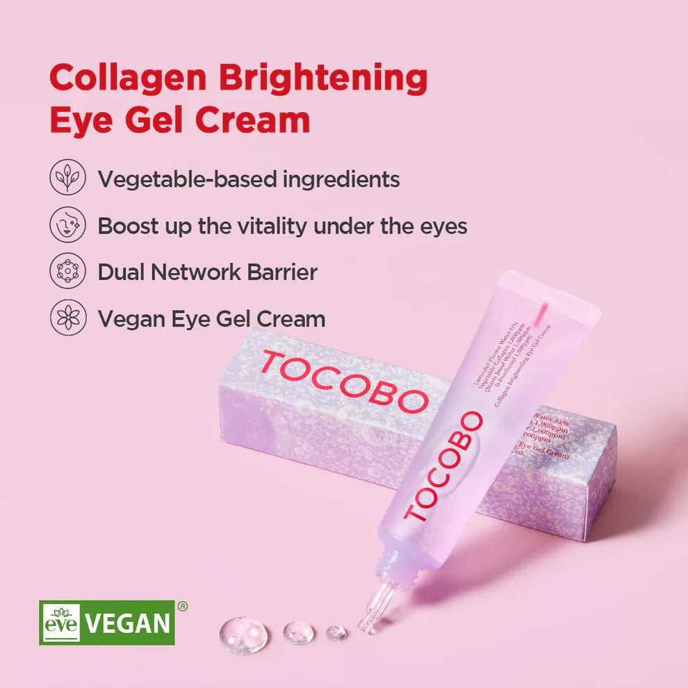 TOCOBO - Collagen Brightening Eye Gel Cream