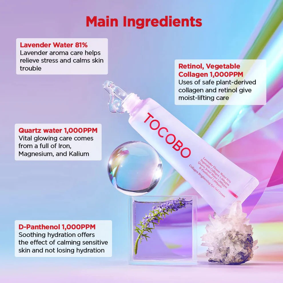 TOCOBO - Collagen Brightening Eye Gel Cream