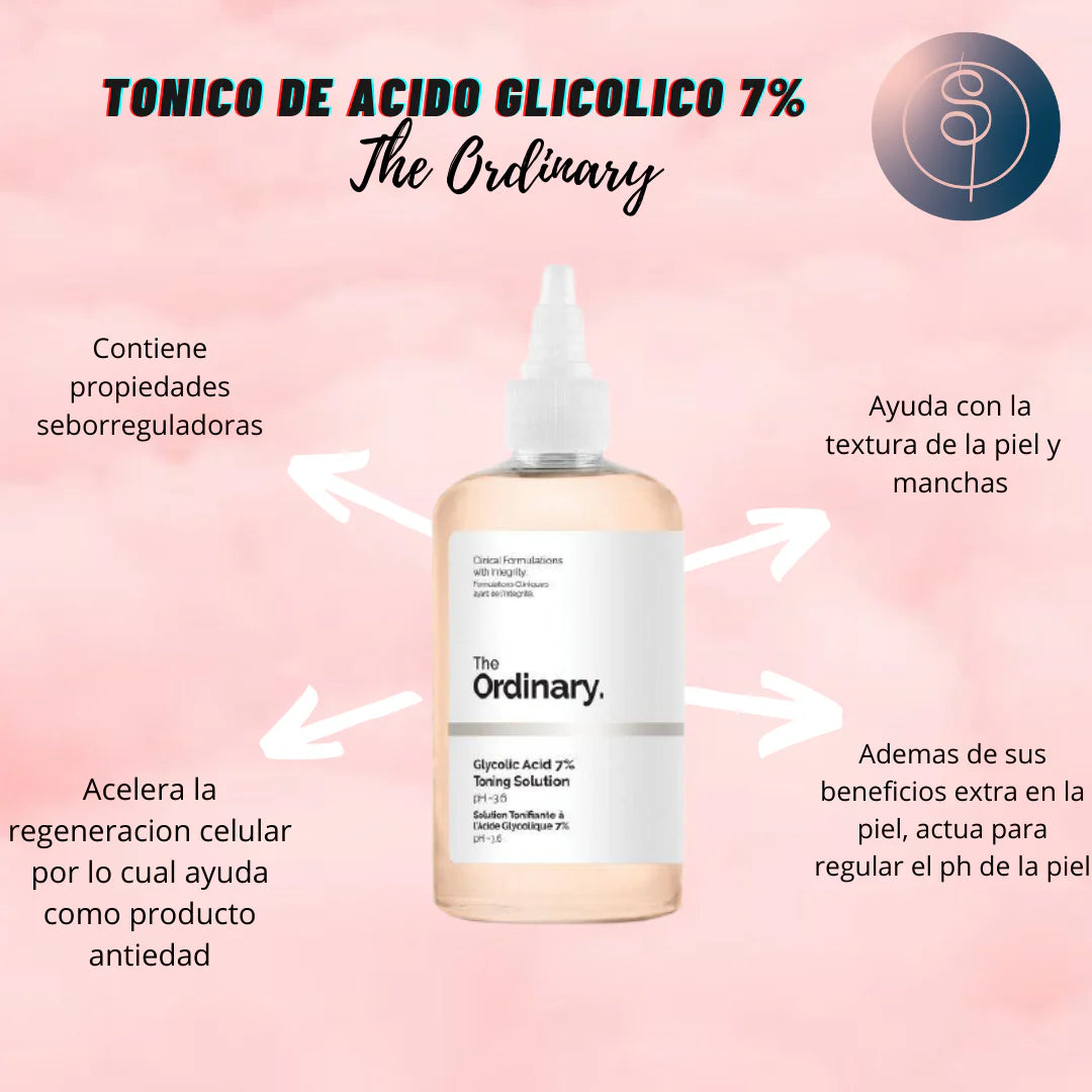 The Ordinary ácido glicolico 7% Tónico mini