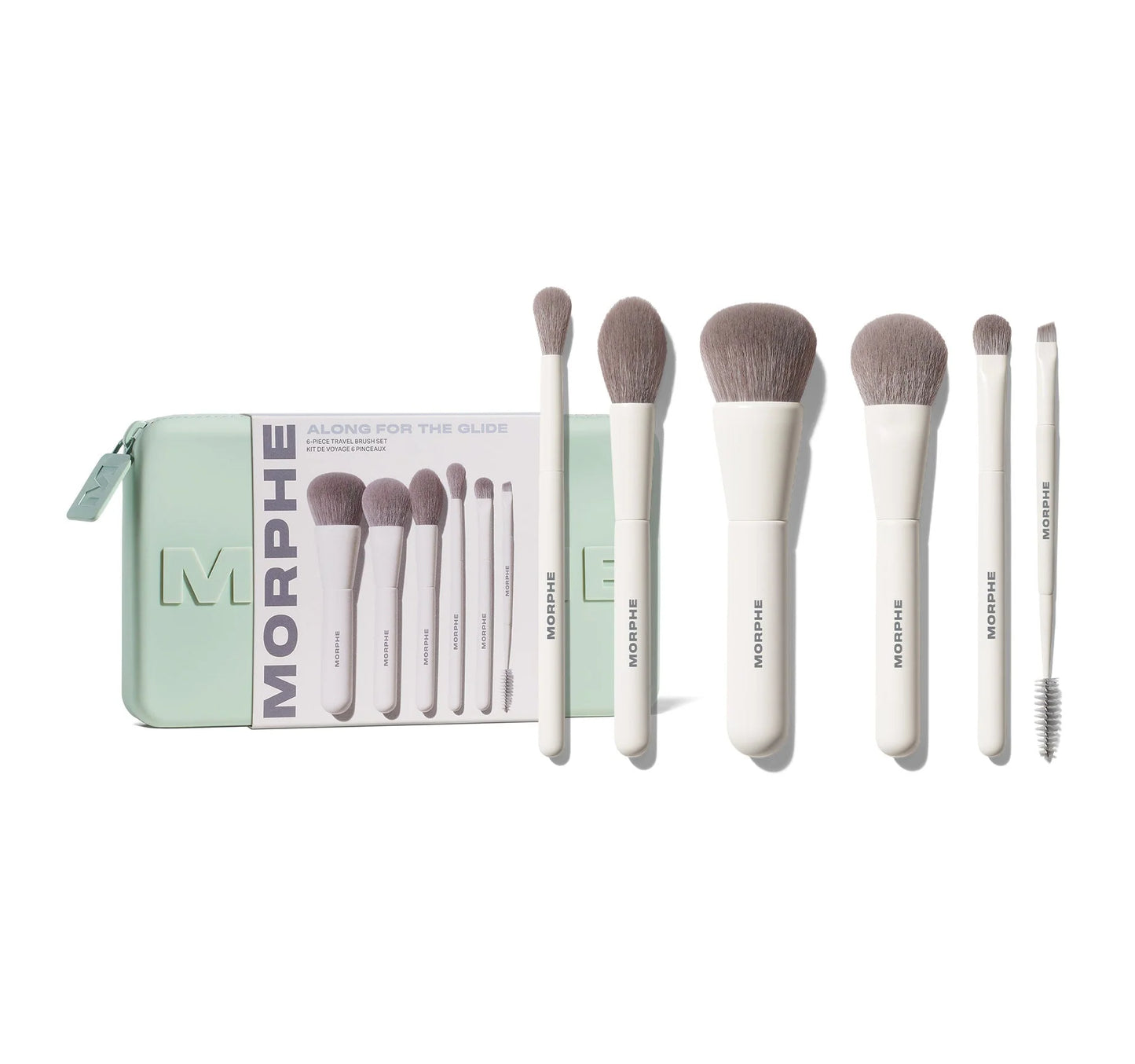 Along for the Glide 6-Piece Travel Brush Set - Morphe