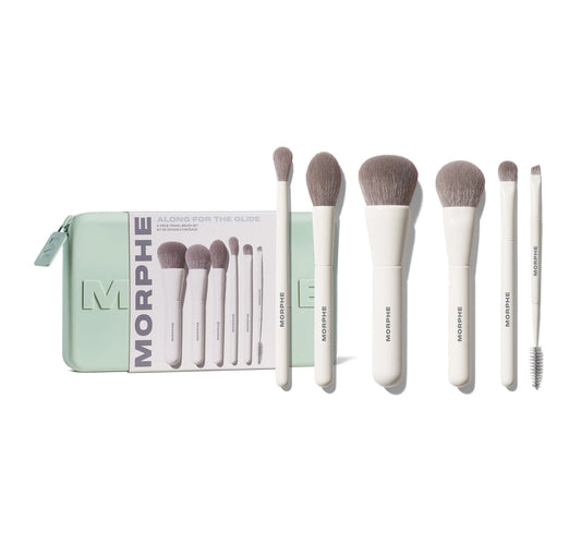 Along for the Glide 6-Piece Travel Brush Set - Morphe