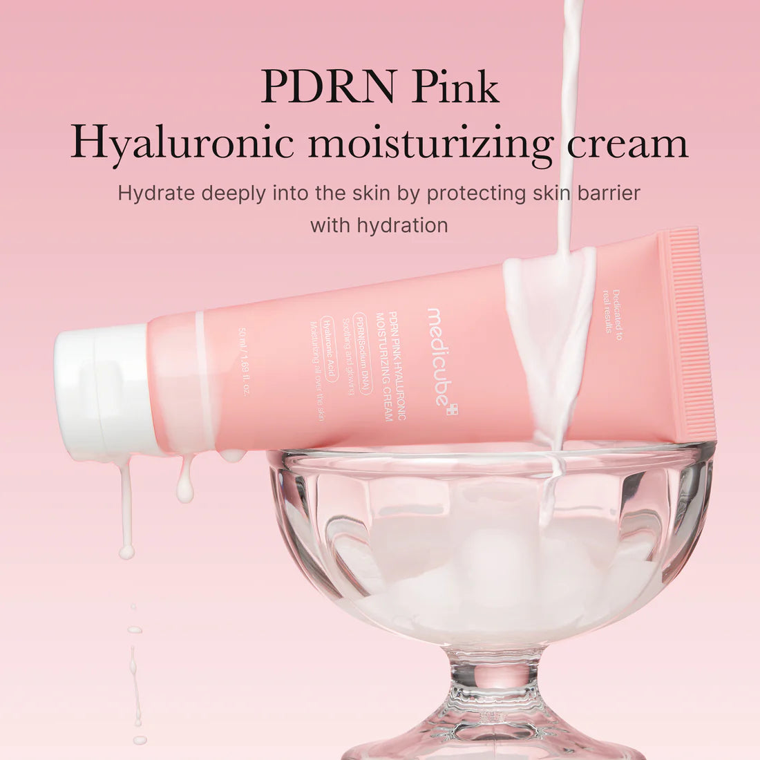 PDRN Pink Hyaluronic Moisturizing Cream - Medicube