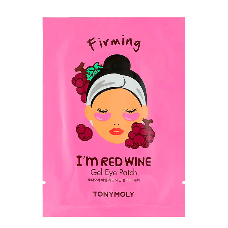 Tony Moly Parches de hidrogel reafirmante I'm Red Wine