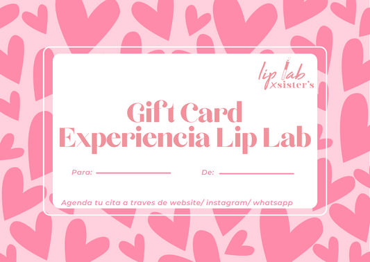 Regala una experiencia de crear su labial soñado en nuestro Lip Lab
