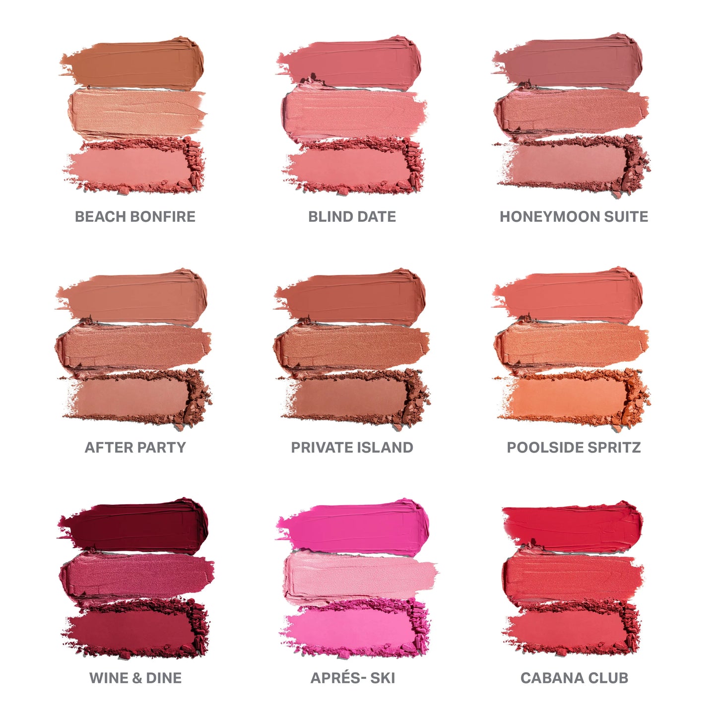 Cheek Thrills Multi-Finish Face Trio - Morphe