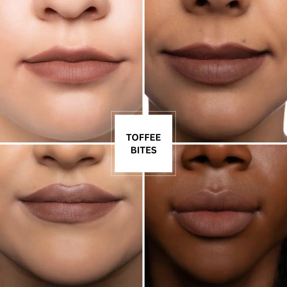 Wooden Lip Pencil set tono Nude 6 pcs