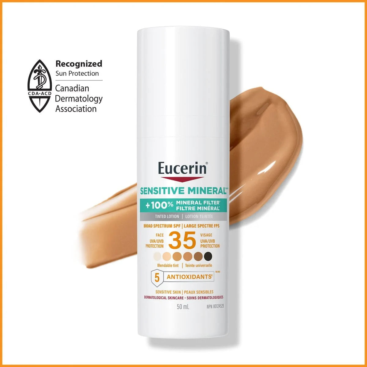 Eucerin Sensitive Mineral Tinted Sunscreen SPF35