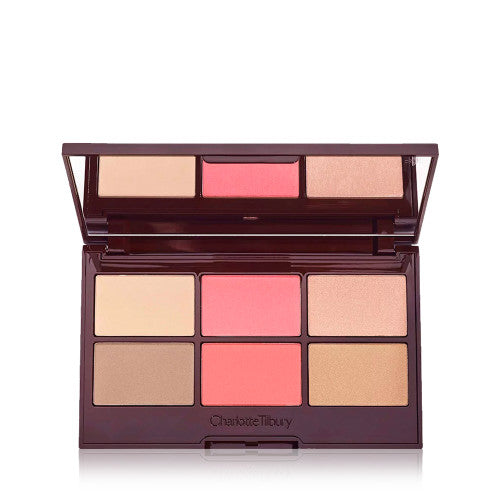 Charlotte Tilbury glowing, pretty skin palette