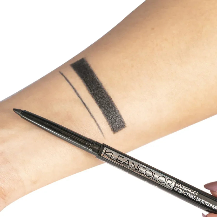 KLEANCOLOR- WATERPROOF RETRACTABLE LIP/EYELINER BLACK