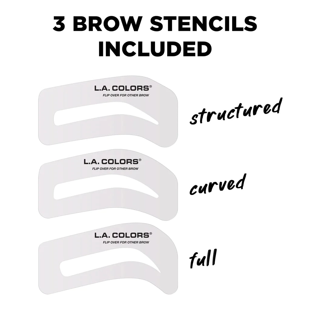 Browie Wowie Brow Stamp kit La colors