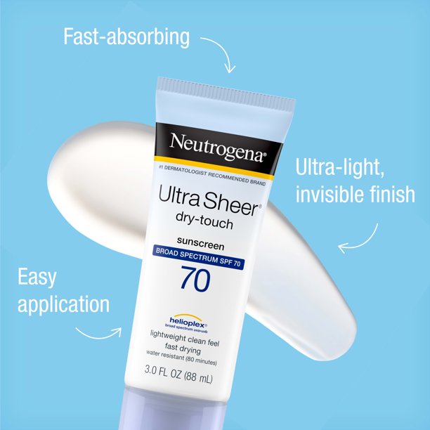 Ultra Sheer  Dry-Touch Protector Solar Neutrogena SPF 70