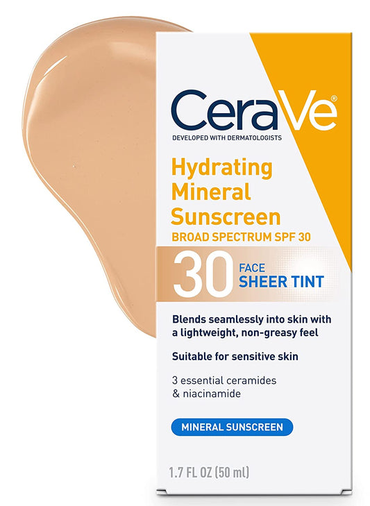 Hydrating Mineral Sunscreen SPF 30 con color