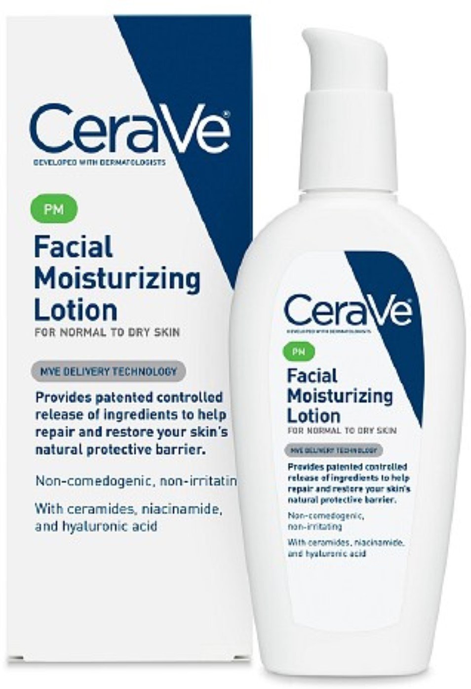 Cerave Loción hidratante para la noche