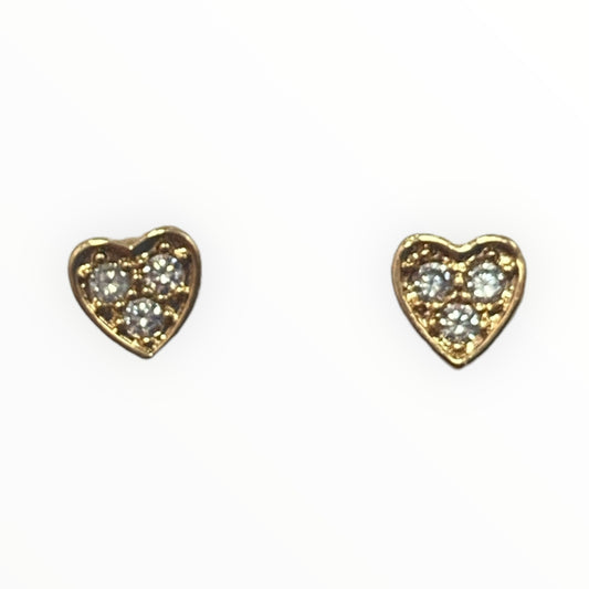 Mini heart studs