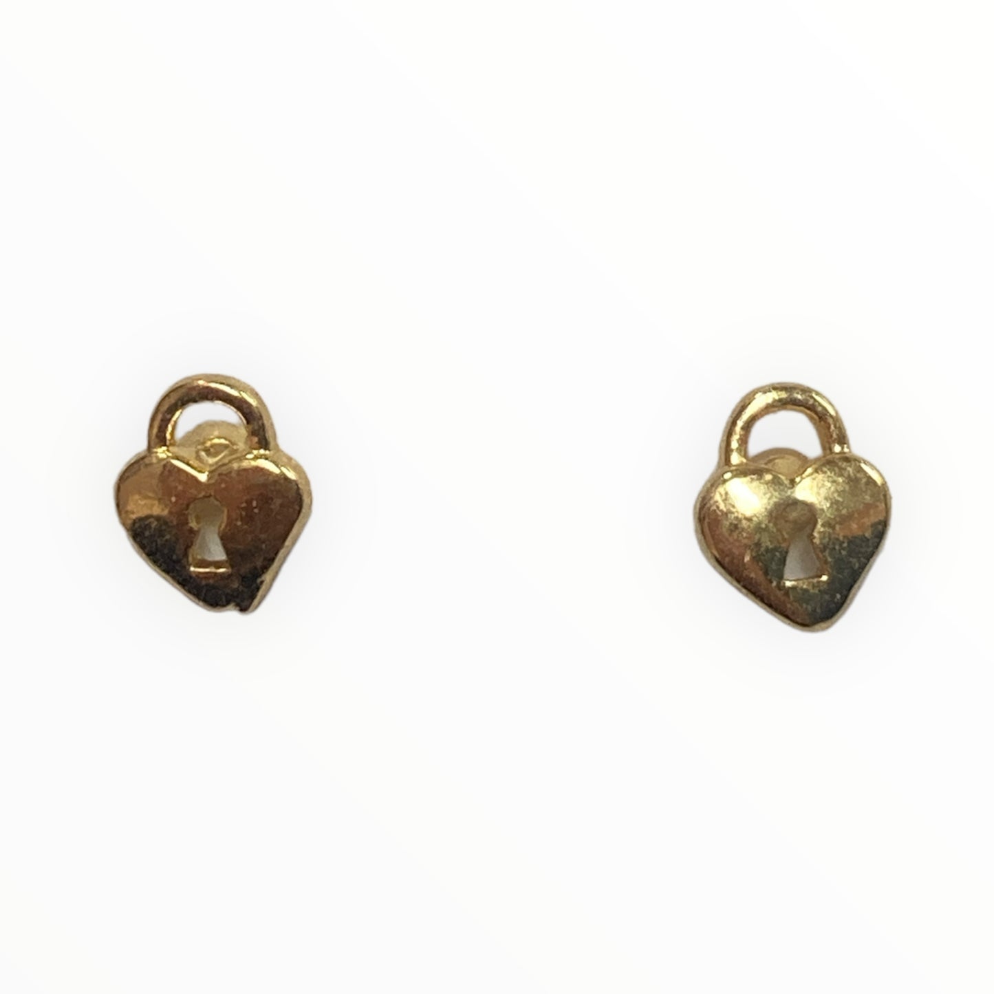 Lock Heart Studs