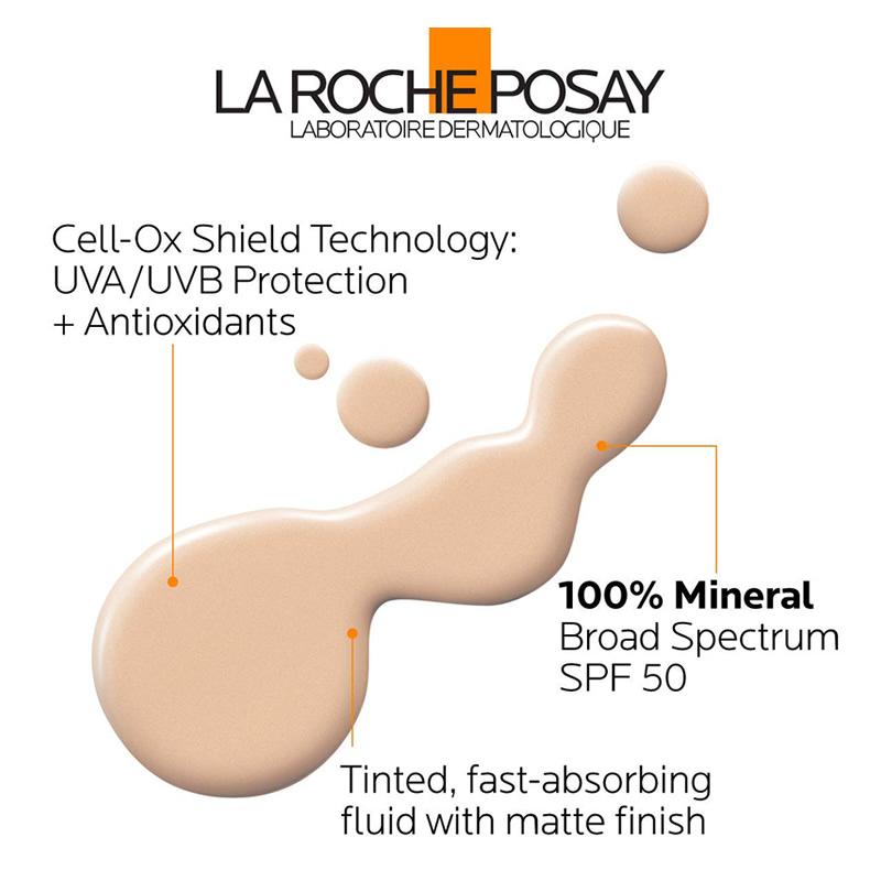 La Roche Posay anthelios sunscreen spf 50 con color