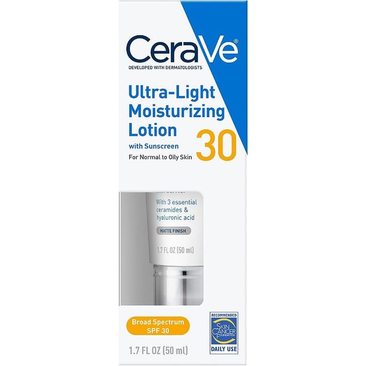 Cerave Hidratante con SPF 30 acabado mate