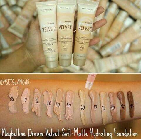 Maybelline Dream Velvet soft matte hydrating foundation